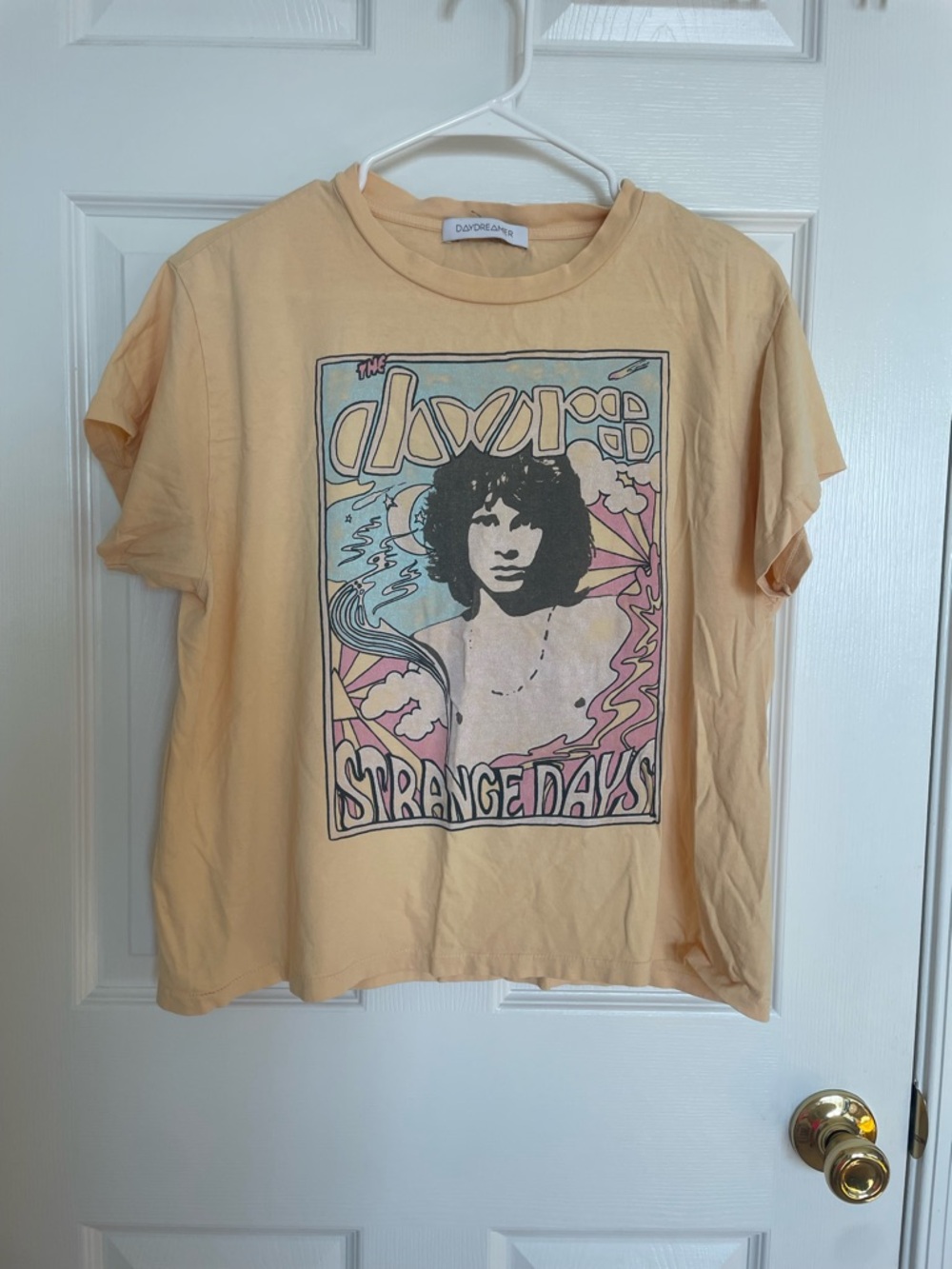 Daydreamer Yellow The Doors 'Strange Days' Short Sleeve Tee